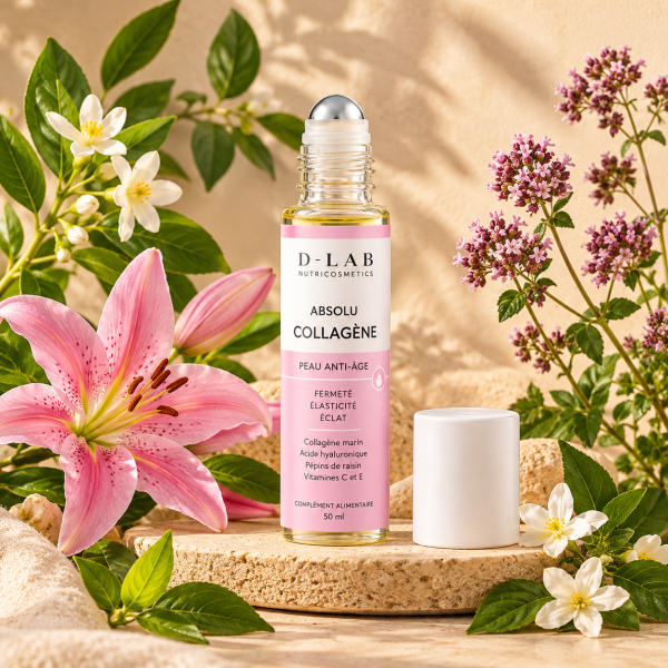 Éclat floral du collagène anti-âge